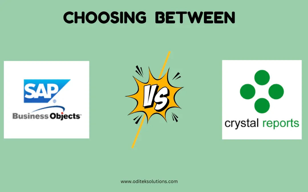 Understanding SAP Business Objects and Crystal Reports